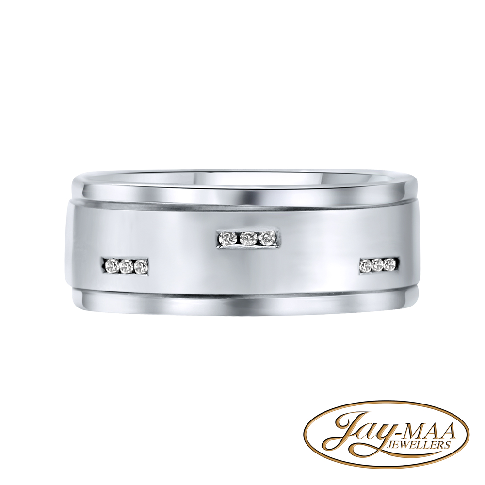 Jay-Maa-Jewellers-Gents-Gold-Rings-White-Gold-with-Diamonds Jay-Maa-Jewellers-Gents-Gold-Rings-White-Gold-with-Diamonds