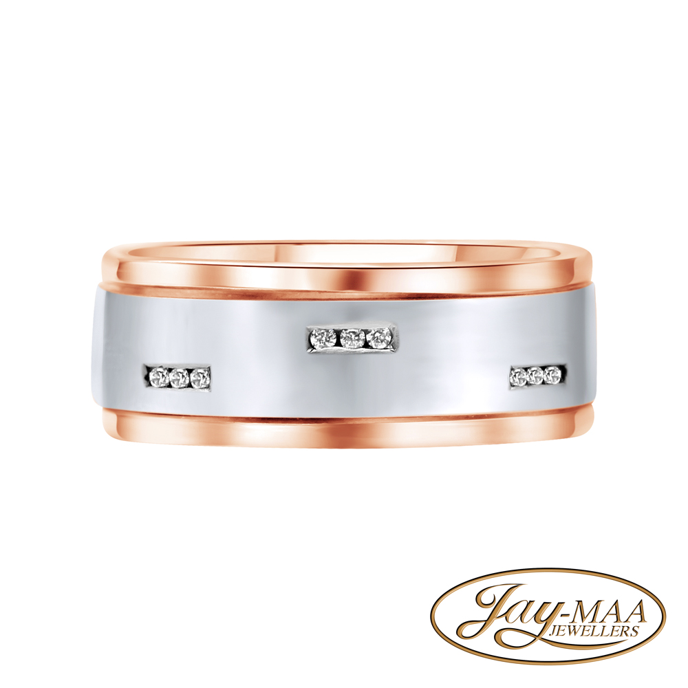 Jay-Maa-Jewellers-Gents-Gold-Rings-White-and-Rose-Gold-with-Diamonds Jay-Maa-Jewellers-Gents-Gold-Rings-White-and-Rose-Gold-with-Diamonds