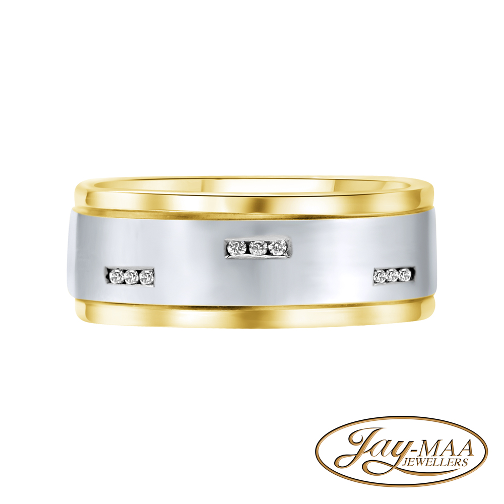 Jay-Maa-Jewellers-Gents-Gold-Rings-Yellow-and-White-Gold-with-Diamonds Jay-Maa-Jewellers-Gents-Gold-Rings-Yellow-and-White-Gold-with-Diamonds